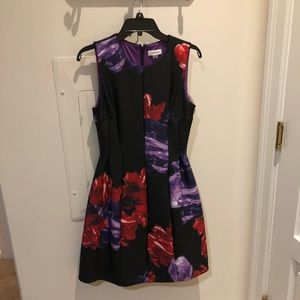 Calvin Klein new floral fit and flare dress